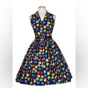 Bernie Dexter Retro Paint Palette Pinup Rockabilly Dress Plus Size 4X